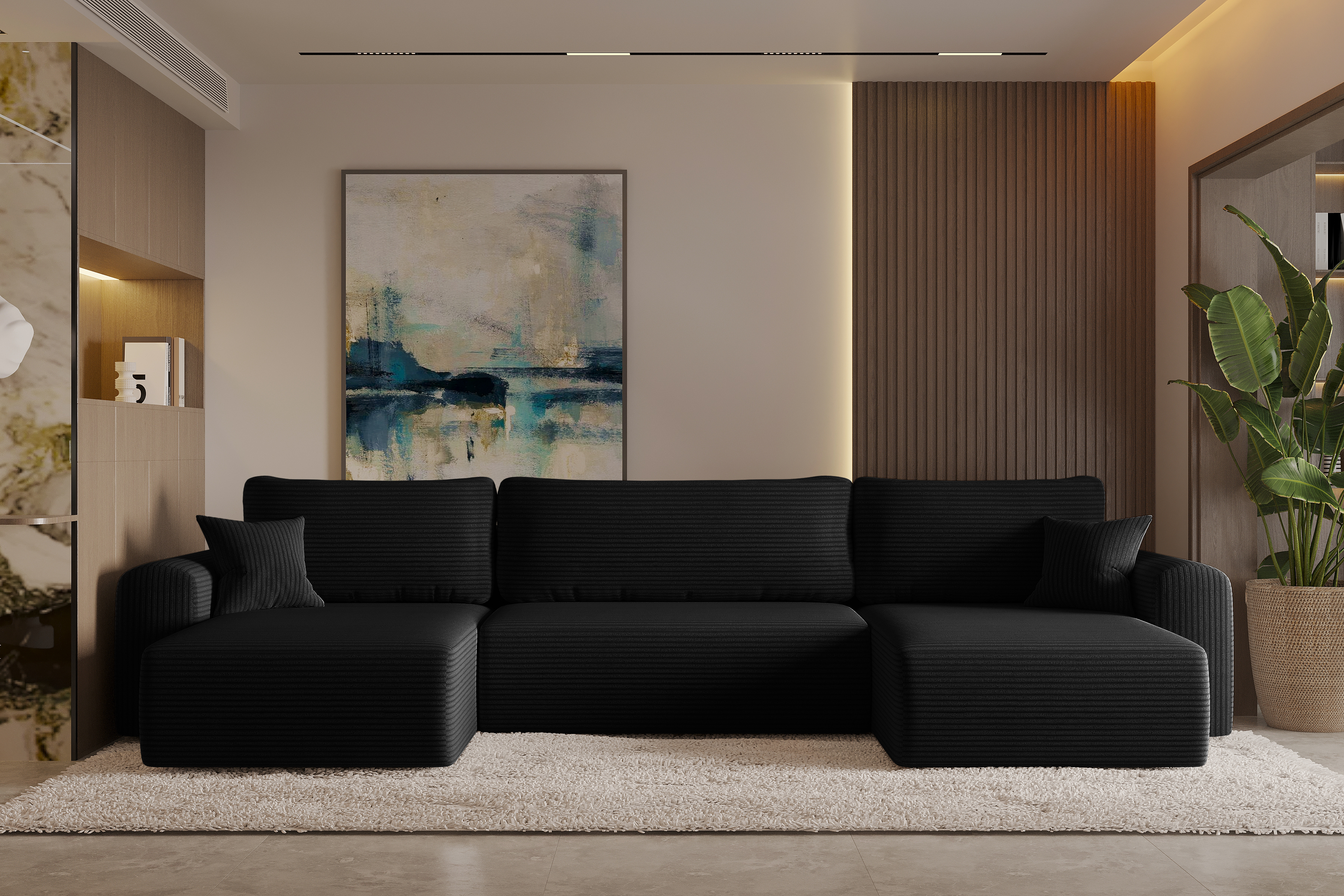 Capri U Ecksofa Poso 135.